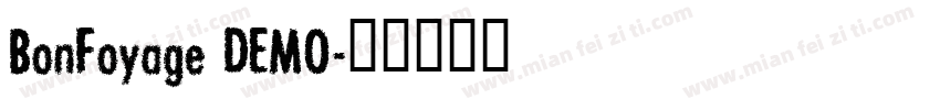 BonFoyage DEMO字体转换